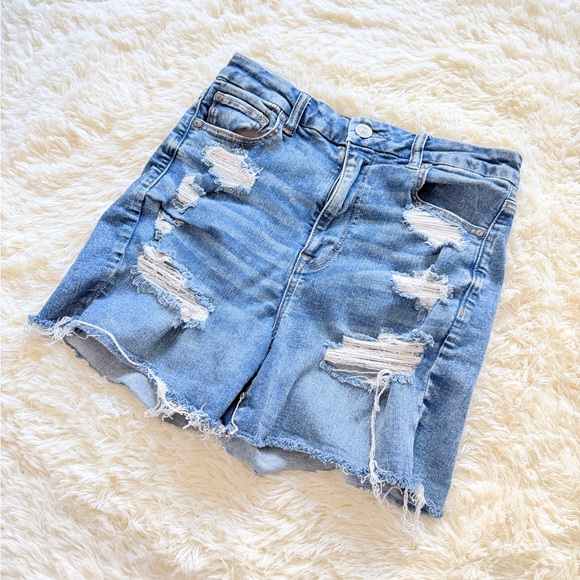 American Eagle Outfitters Denim Blue Jean Shorts - Picture 4 of 4